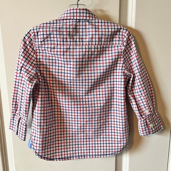 Boys Mini Boden Button Down Shirt Size 2-3 - Picture 2 of 4